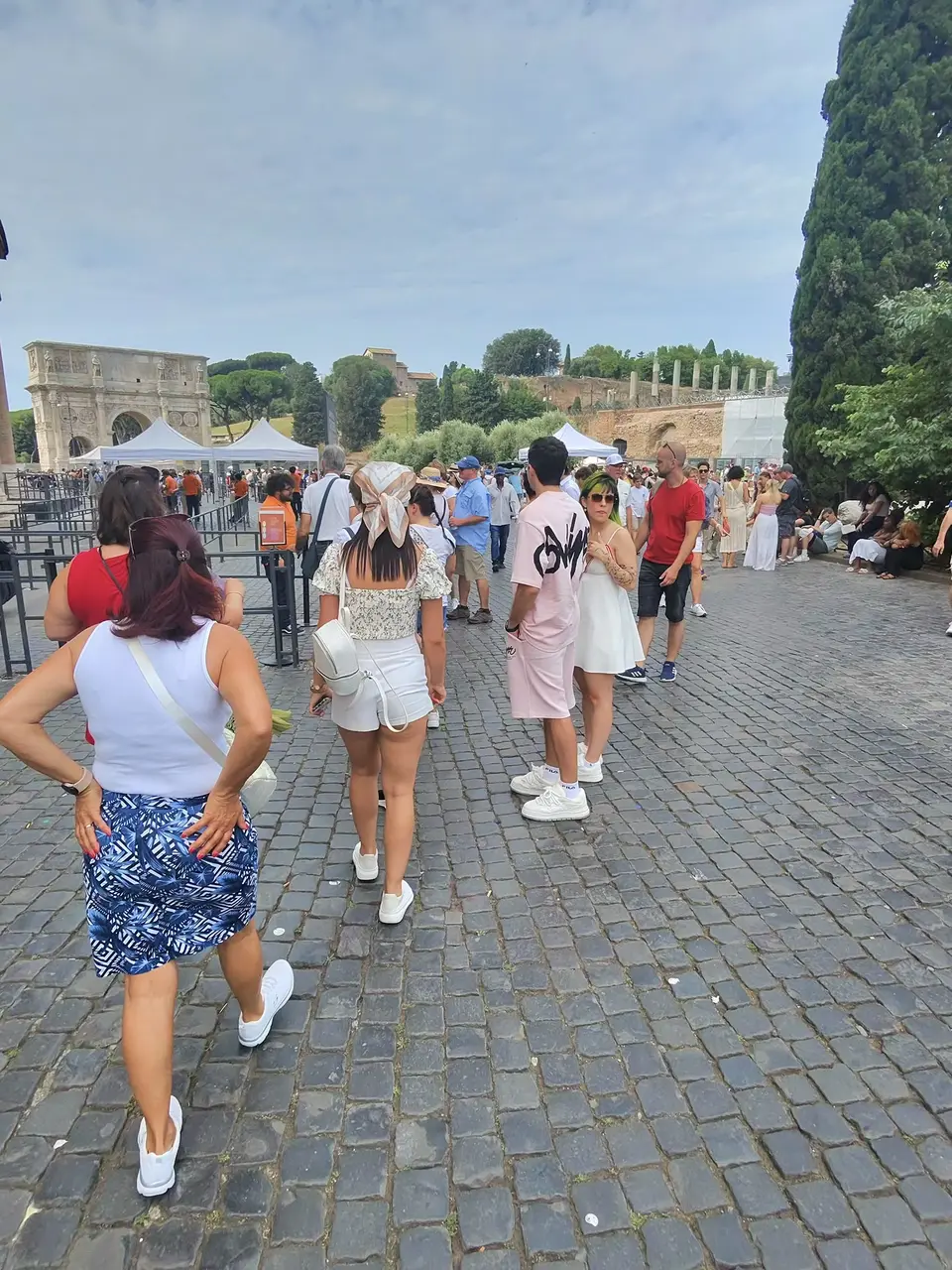 A vertical detail recorded near Colosseum on June 22, 2025.