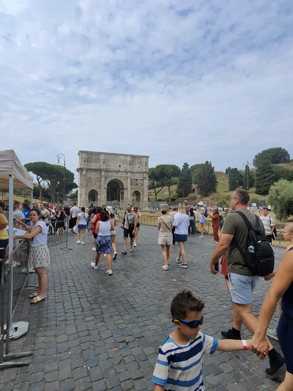 A vertical detail recorded near Colosseum on June 22, 2025.