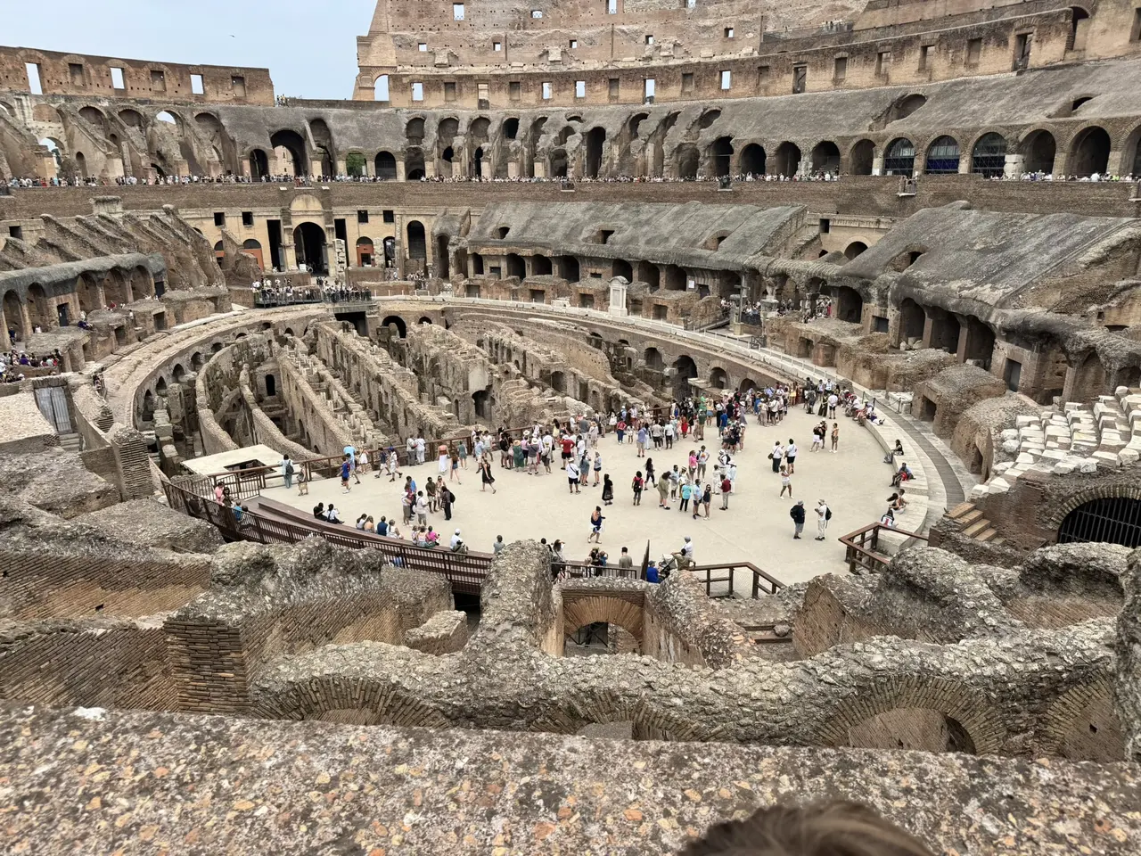 A wide view recorded near Colosseum on June 22, 2025.
