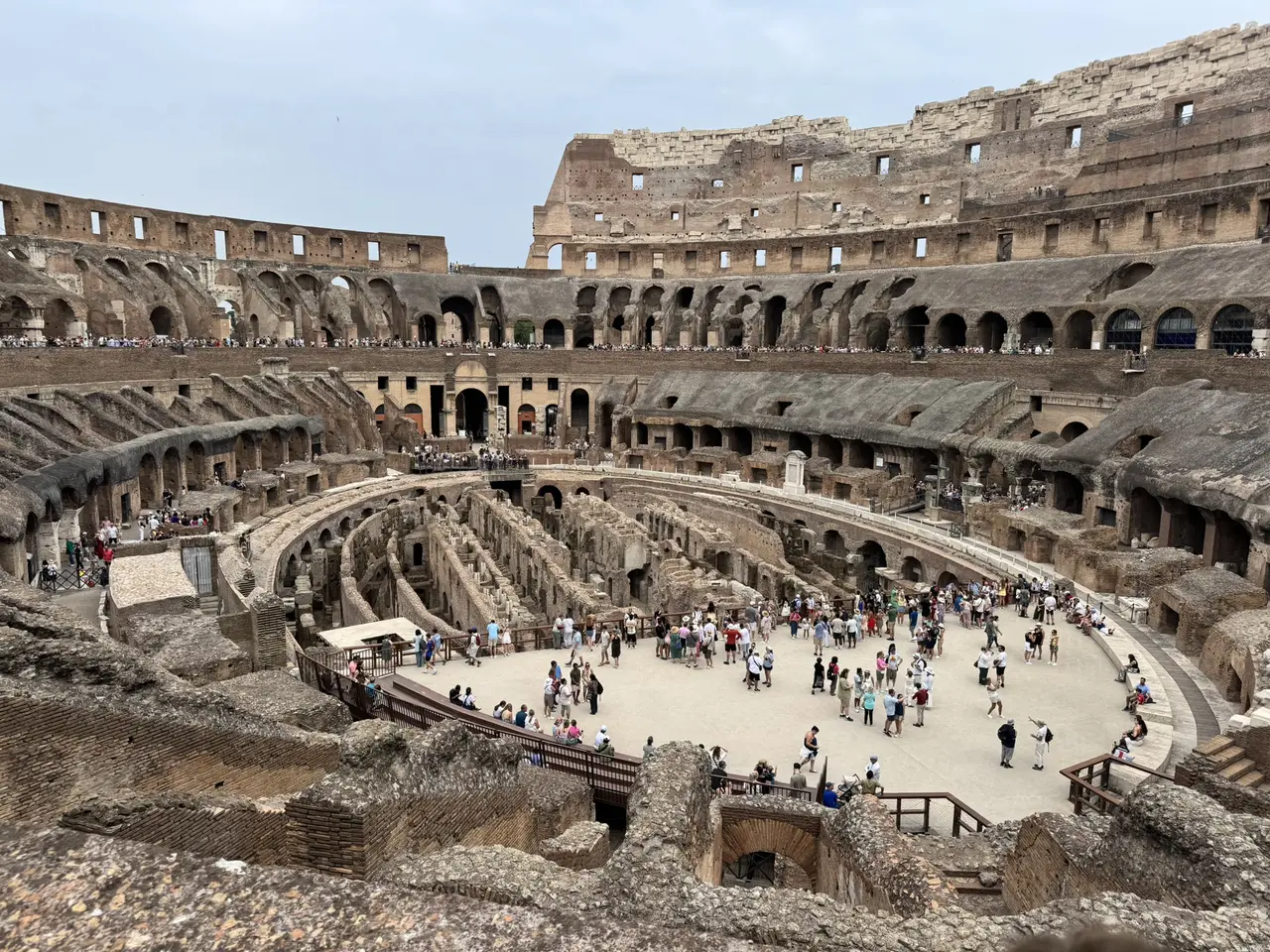 A wide view recorded near Colosseum on June 22, 2025.