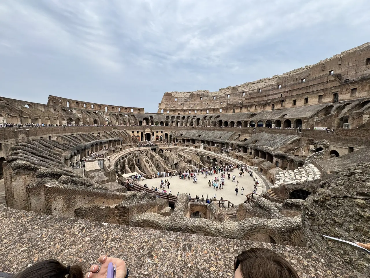 A wide view recorded near Colosseum on June 22, 2025.