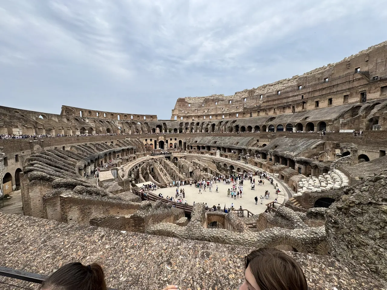 A wide view recorded near Colosseum on June 22, 2025.