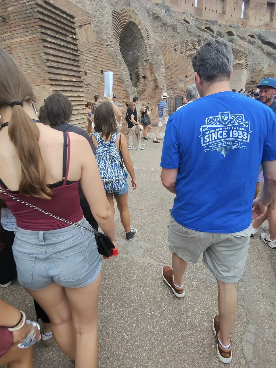 A vertical detail recorded near Colosseum on June 22, 2025.