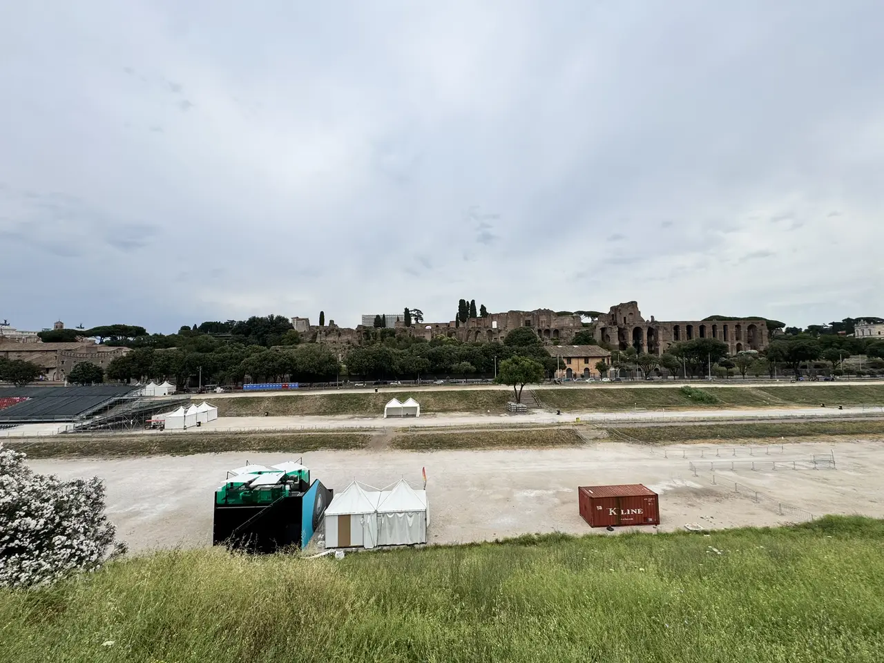 A wide view recorded near Circus Maximus and Palatine Hill on June 22, 2025.