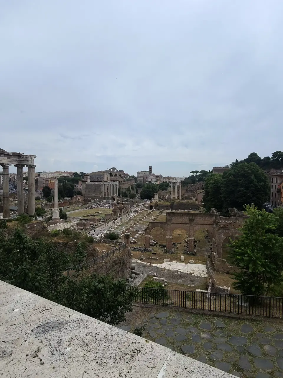 A vertical detail recorded near Roman Forum on June 22, 2025.