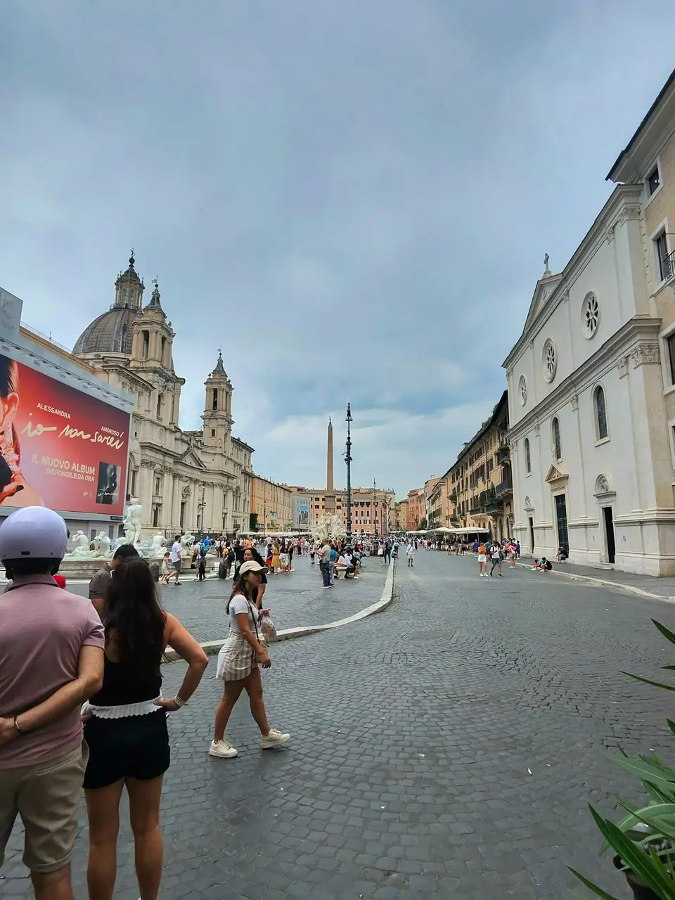 A vertical detail recorded near Piazza Navona on June 22, 2025.