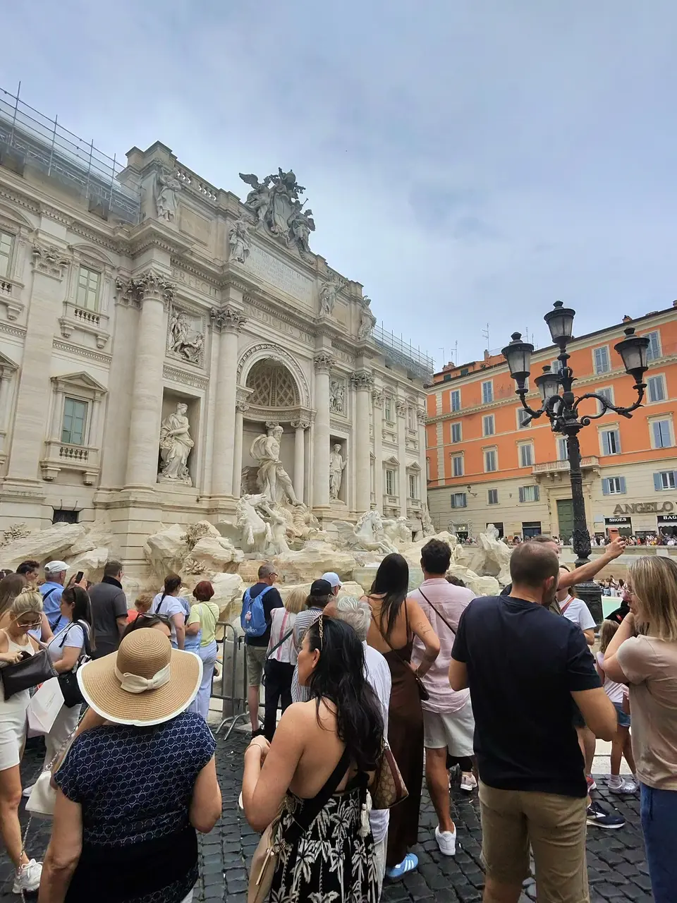 A vertical detail recorded near Trevi Fountain on June 22, 2025.