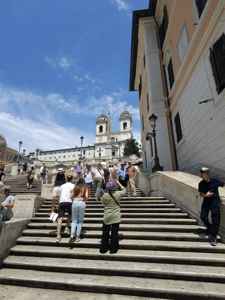 A vertical detail recorded near Spanish Steps on June 22, 2025.