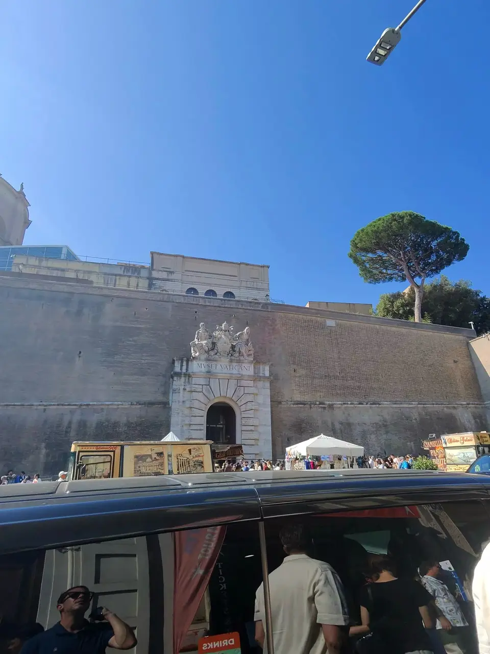 A vertical detail recorded near Vatican Museums on June 23, 2025.
