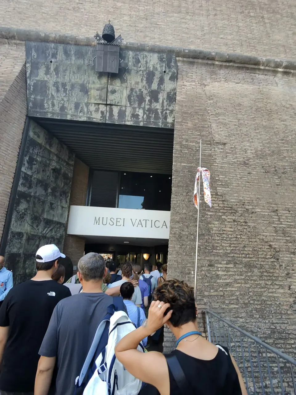 A vertical detail recorded near Vatican Museums on June 23, 2025.
