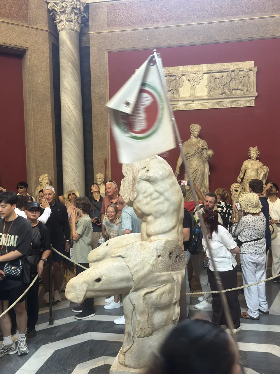 A vertical detail recorded near Vatican Museums on June 23, 2025.