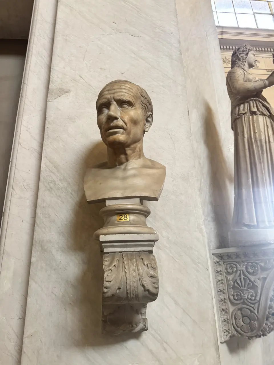 A vertical detail recorded near Vatican Museums on June 23, 2025.