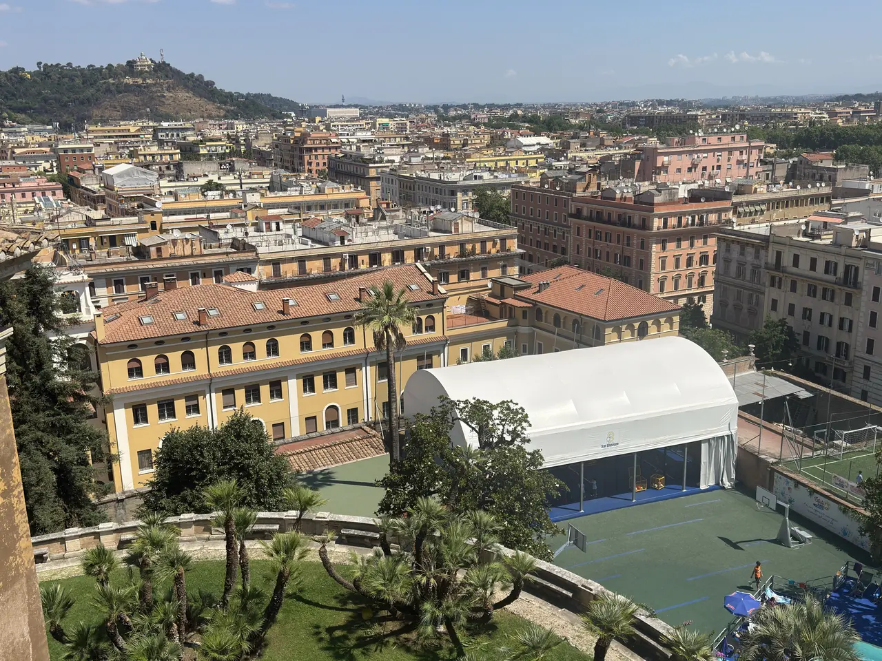 A wide view recorded near Vatican Museums on June 23, 2025.