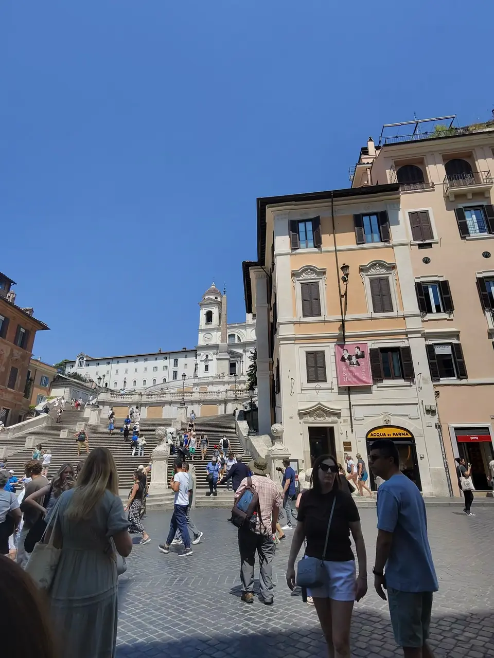 A vertical detail recorded near Spanish Steps on June 23, 2025.