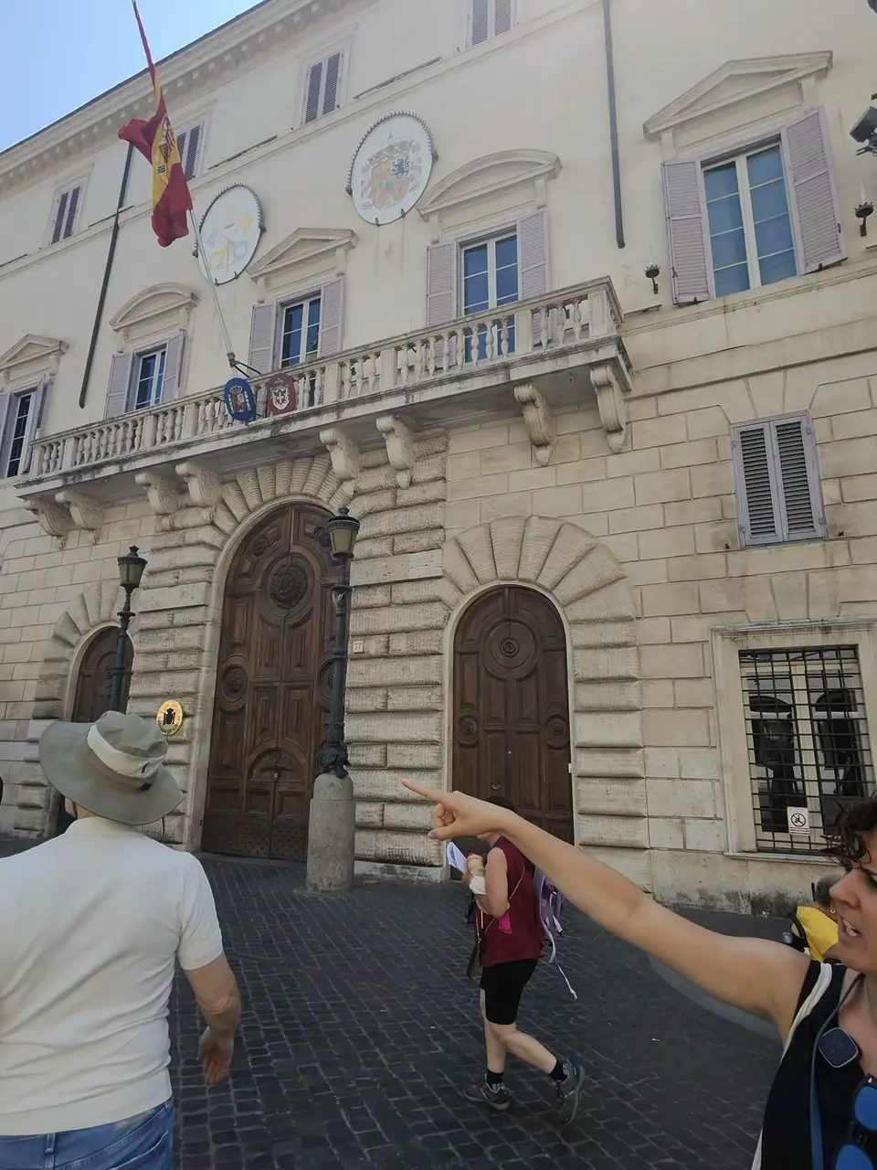 A vertical detail recorded near Spanish Steps on June 23, 2025.