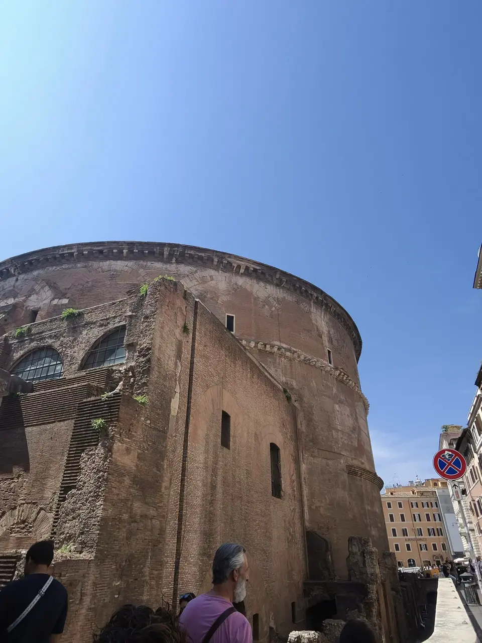 A vertical detail recorded near Pantheon on June 23, 2025.