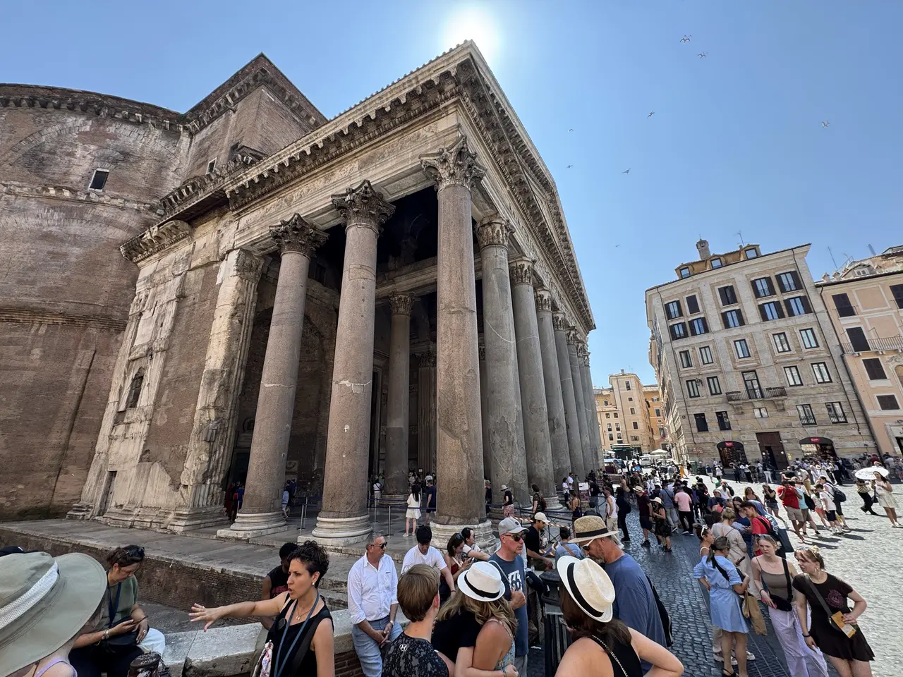 A wide view recorded near Pantheon on June 23, 2025.