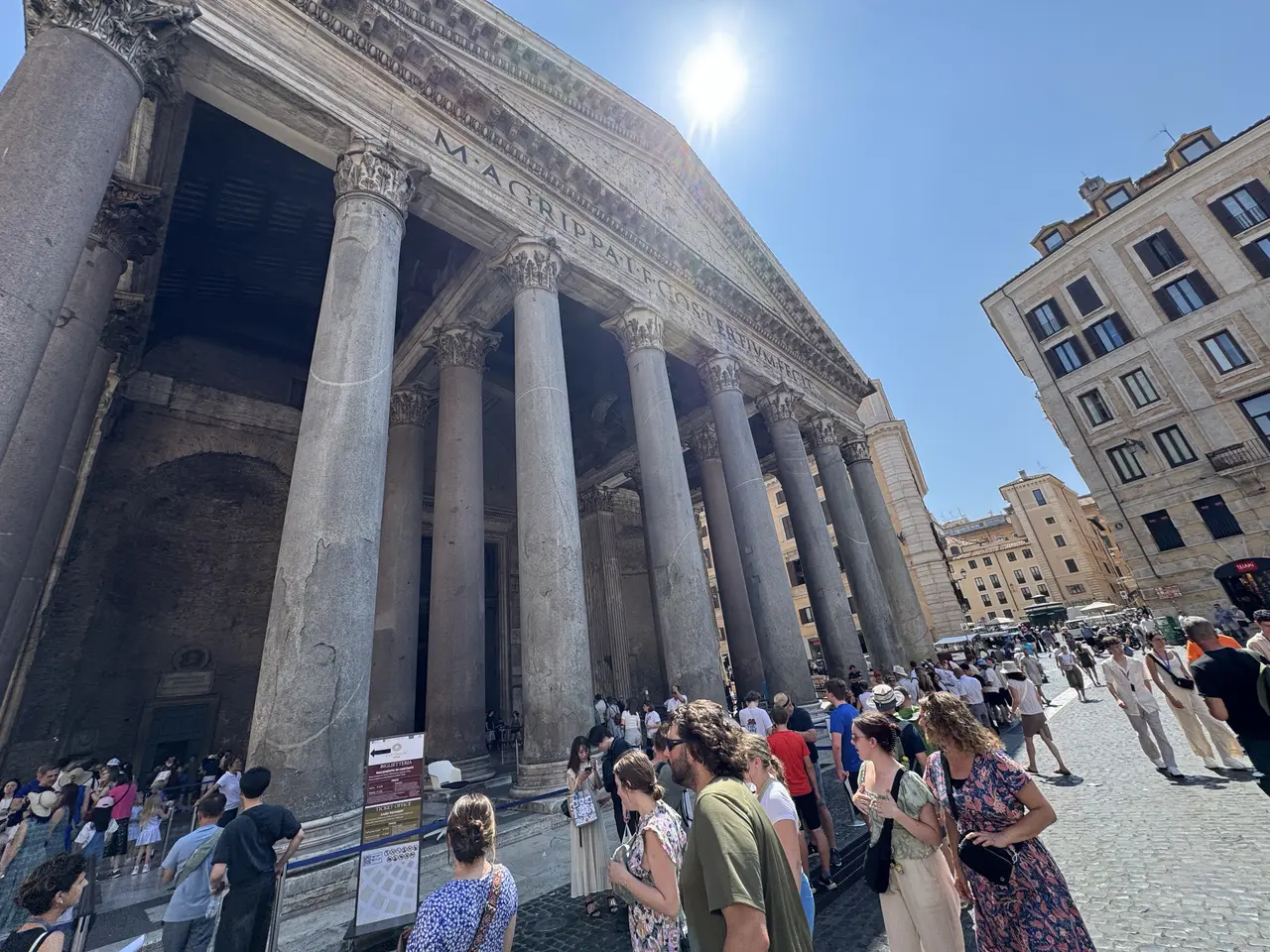 A wide view recorded near Pantheon on June 23, 2025.