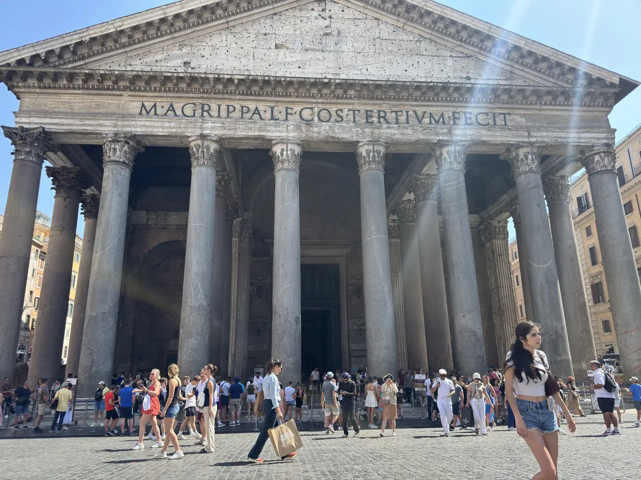 A wide view recorded near Pantheon on June 23, 2025.