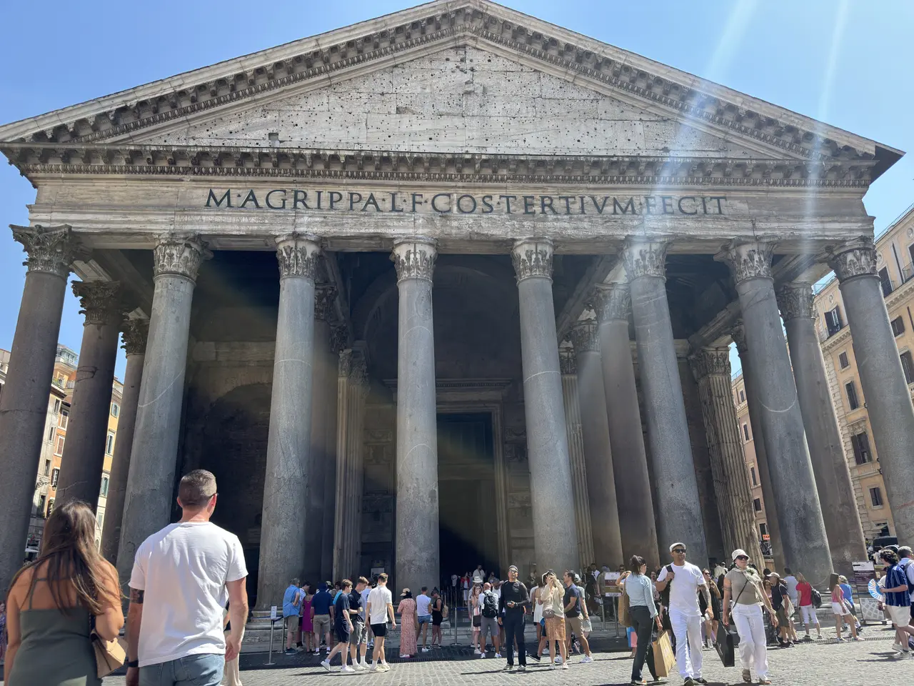 A wide view recorded near Pantheon on June 23, 2025.