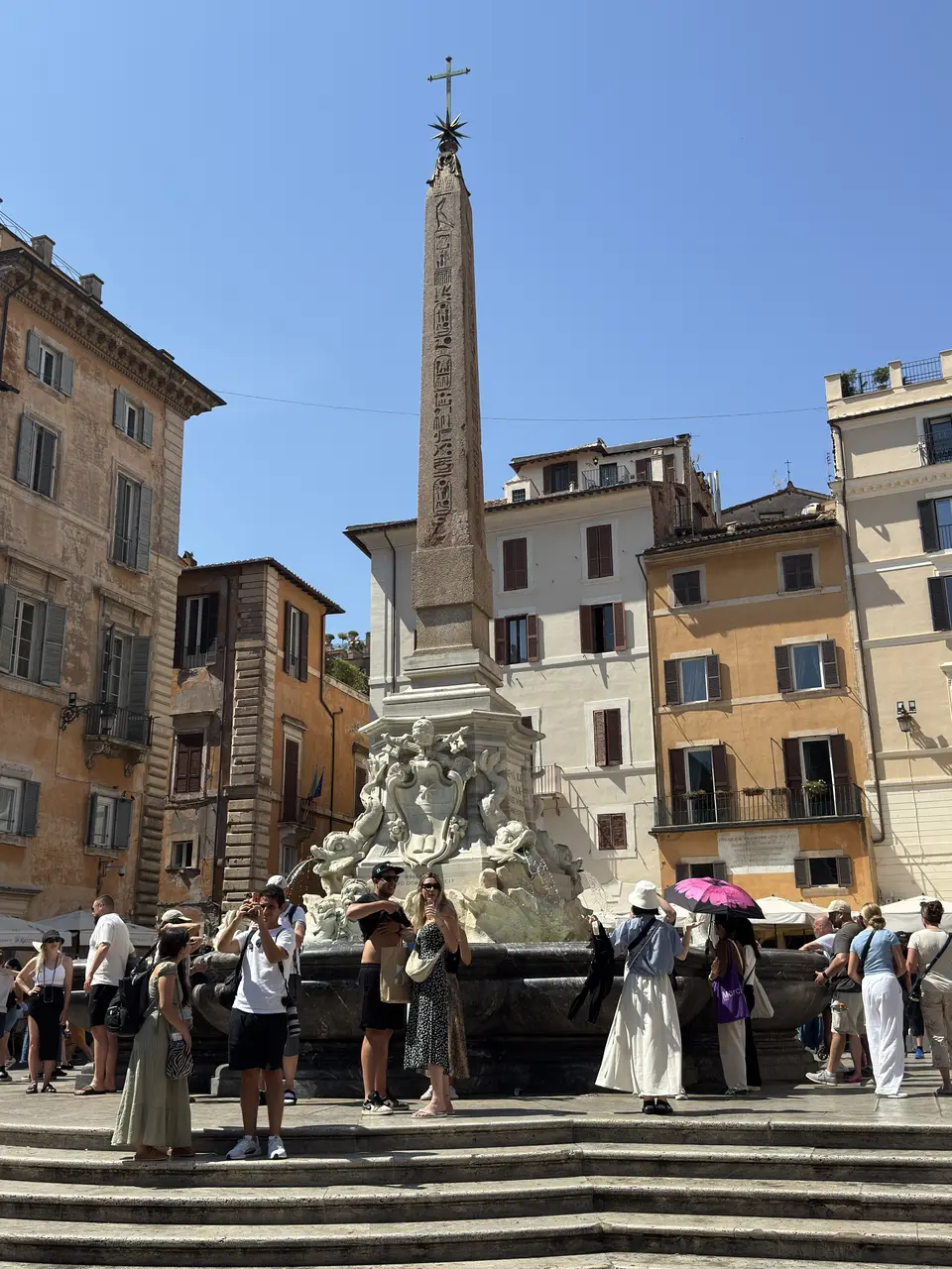 A vertical detail recorded near Pantheon on June 23, 2025.