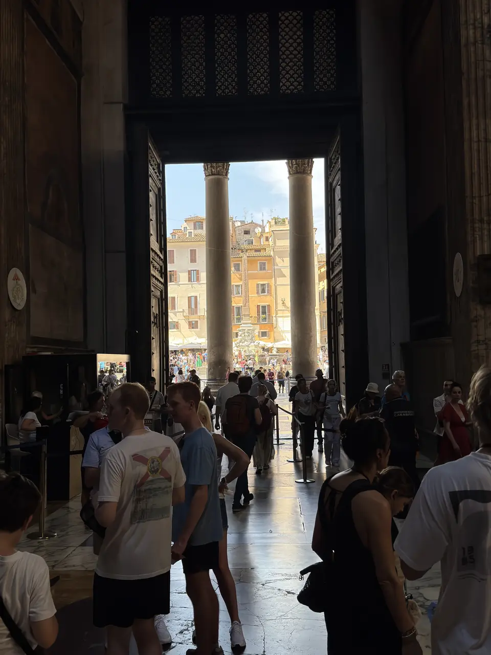 A vertical detail recorded near Pantheon on June 23, 2025.