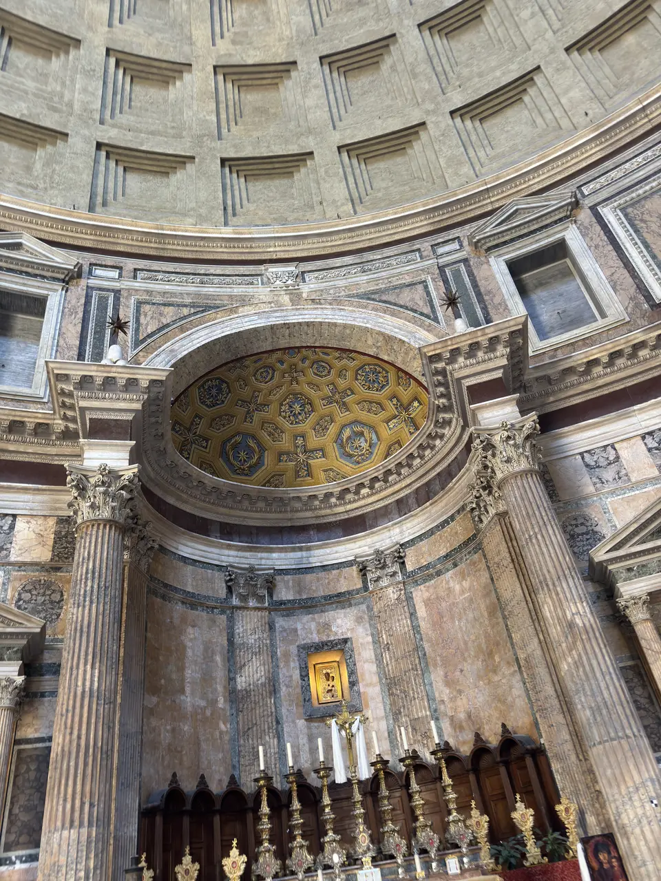 A vertical detail recorded near Pantheon on June 23, 2025.