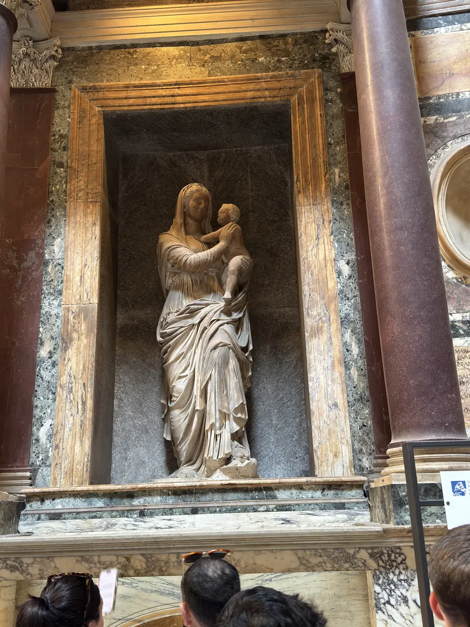 A vertical detail recorded near Pantheon on June 23, 2025.