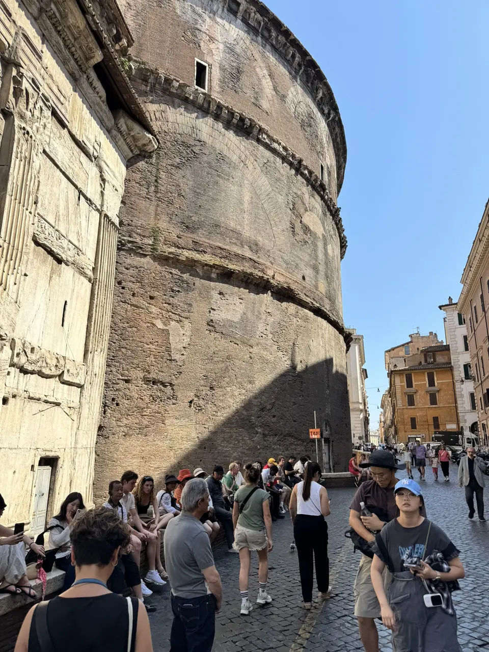 A vertical detail recorded near Pantheon on June 23, 2025.