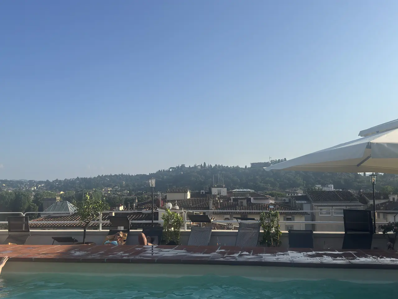 A wide view recorded near Florence Cathedral on June 24, 2025.