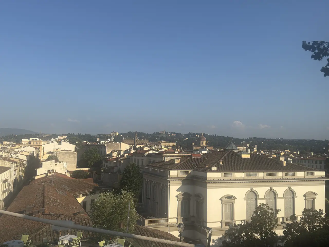 A wide view recorded near Florence Cathedral on June 24, 2025.