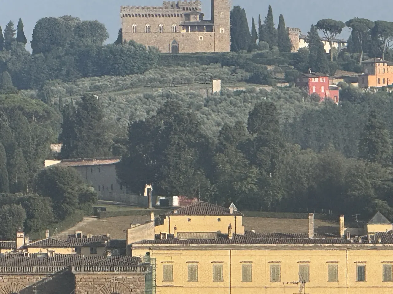 A wide view recorded near Florence Cathedral on June 24, 2025.