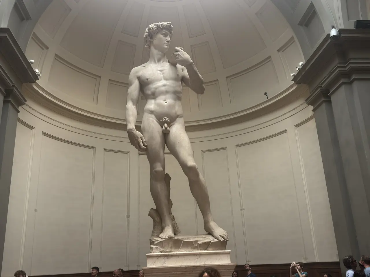 A wide view recorded near Galleria dell’Accademia and Michelangelo’s David on June 25, 2025.