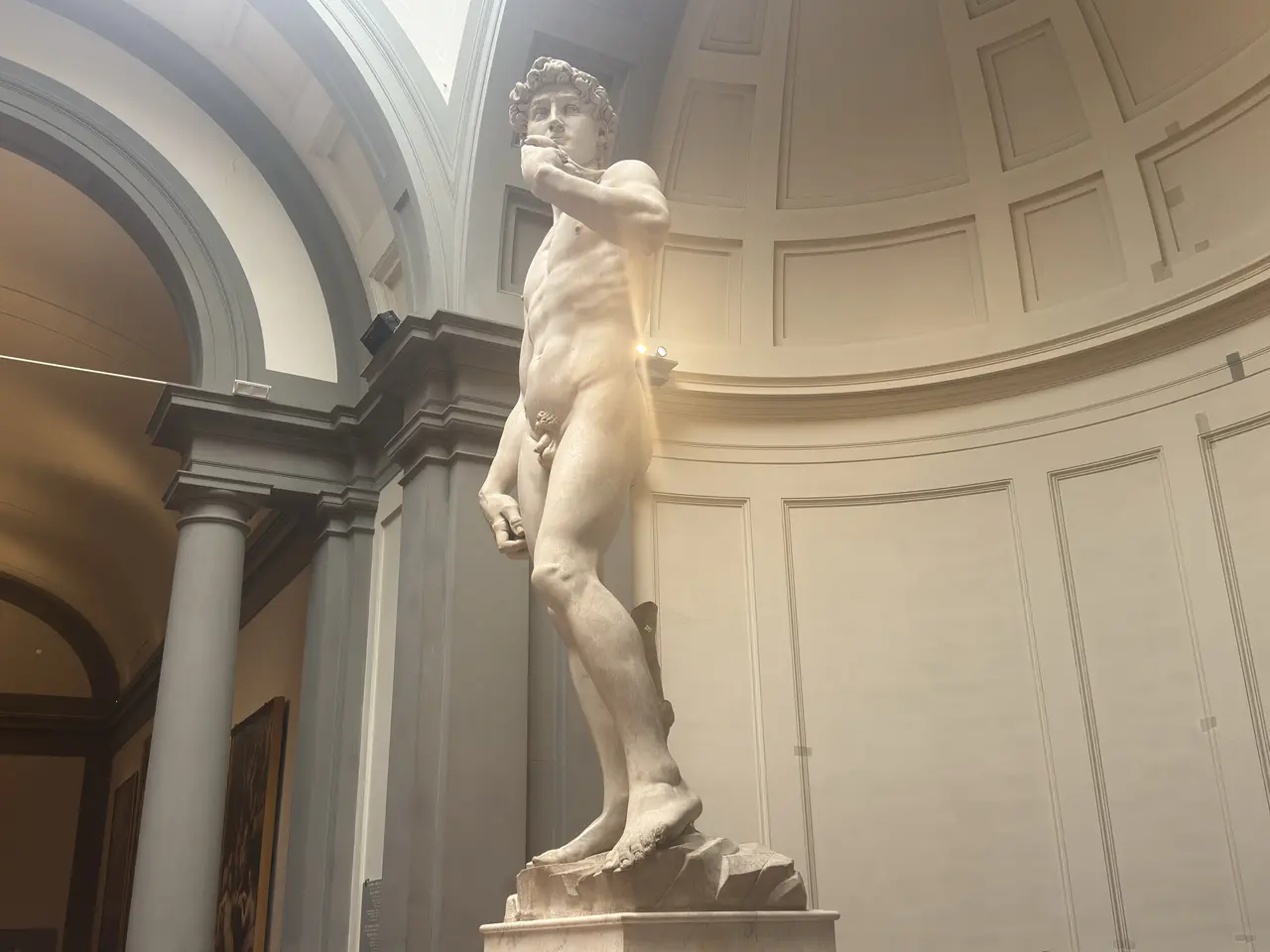 A wide view recorded near Galleria dell’Accademia and Michelangelo’s David on June 25, 2025.