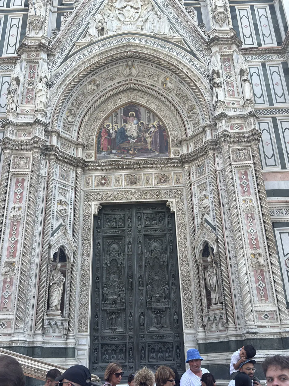 A vertical detail recorded near Florence Cathedral on June 25, 2025.