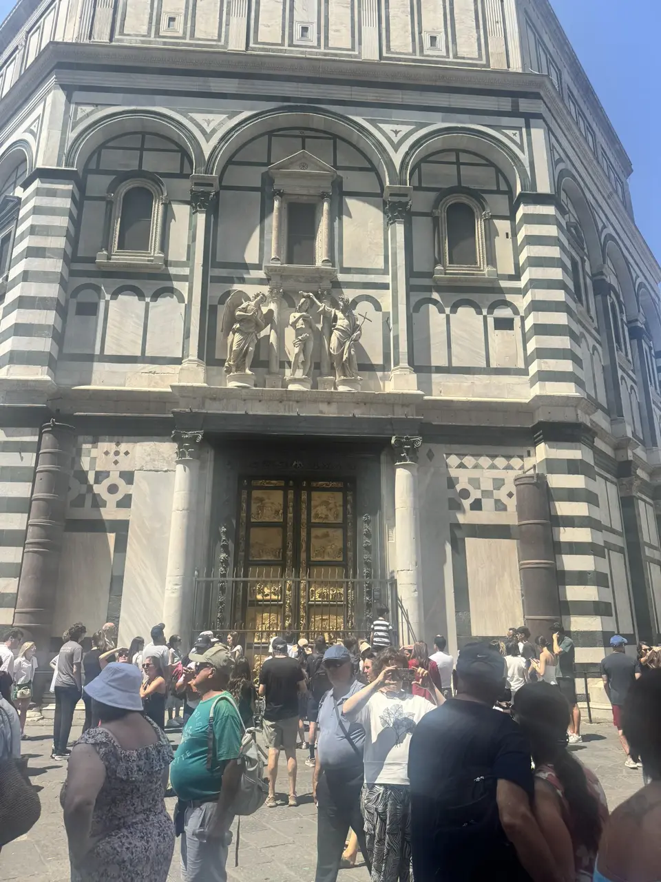 A vertical detail recorded near Florence Cathedral on June 25, 2025.