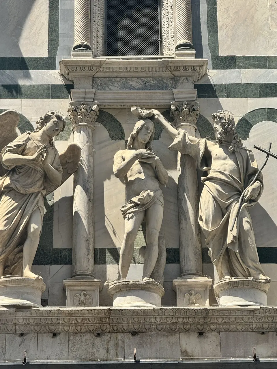 A vertical detail recorded near Florence Cathedral on June 25, 2025.
