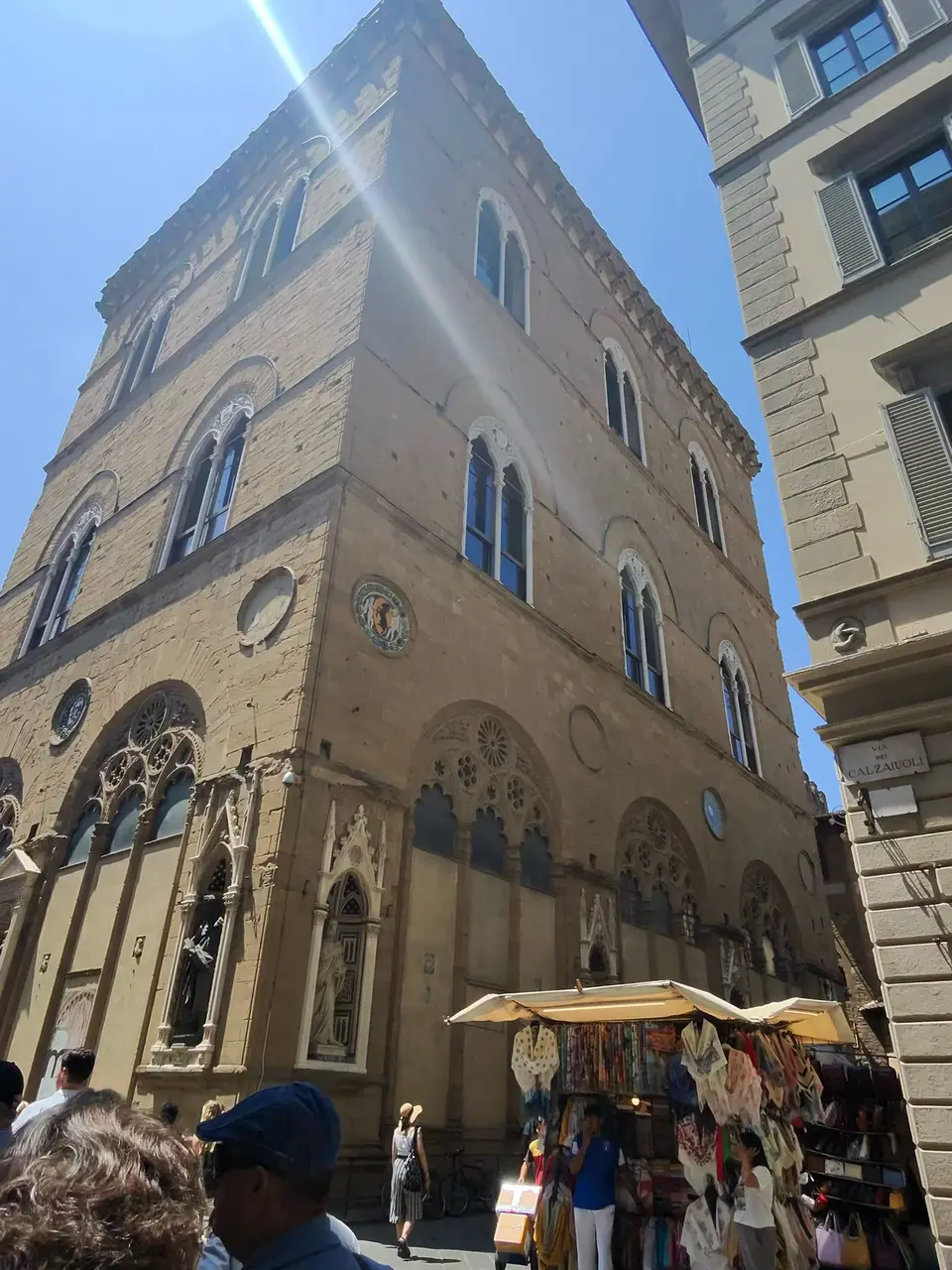 A vertical detail recorded near Florence Cathedral on June 25, 2025.