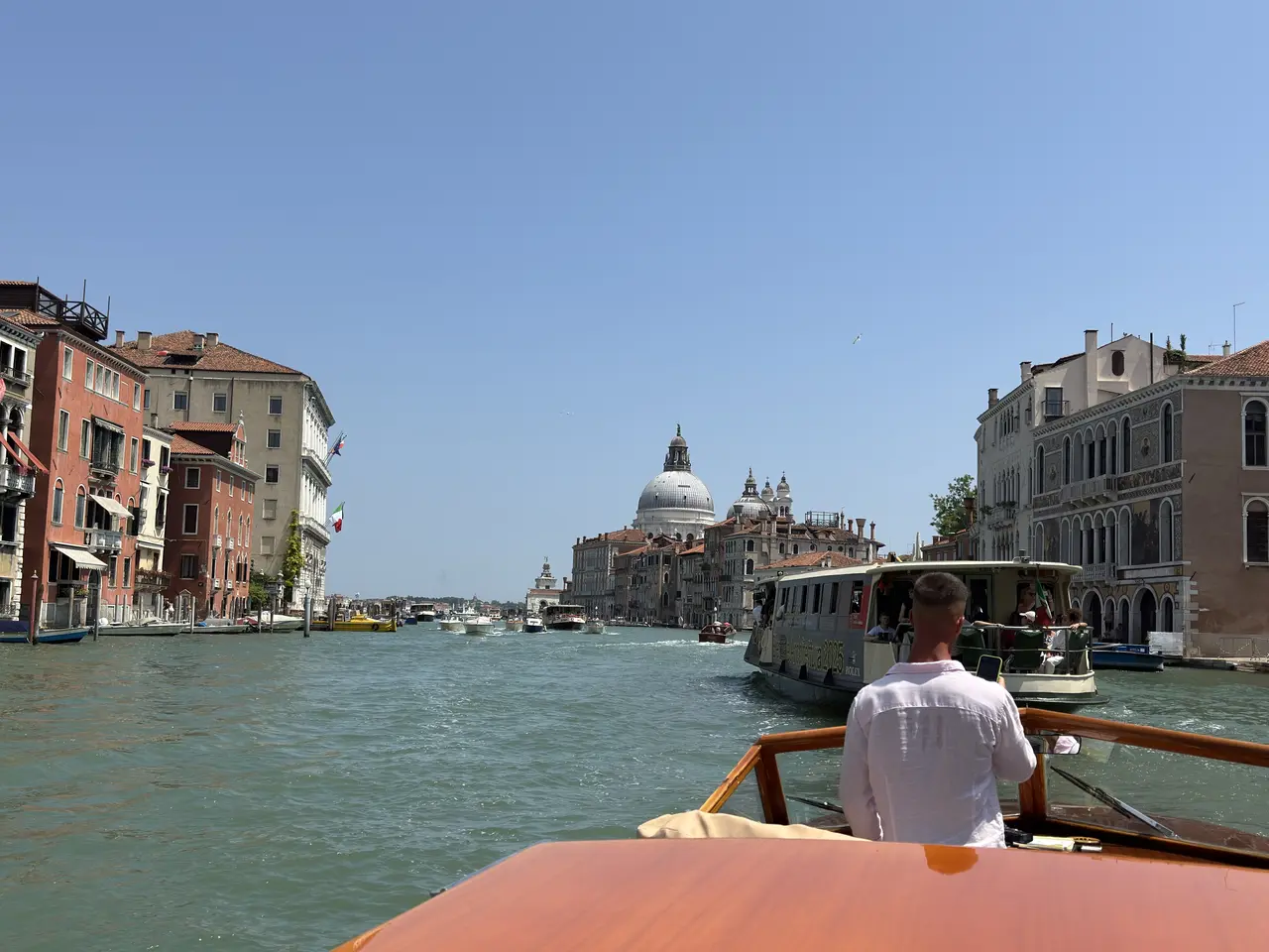 A wide view recorded near Grand Canal arrival on June 26, 2025.