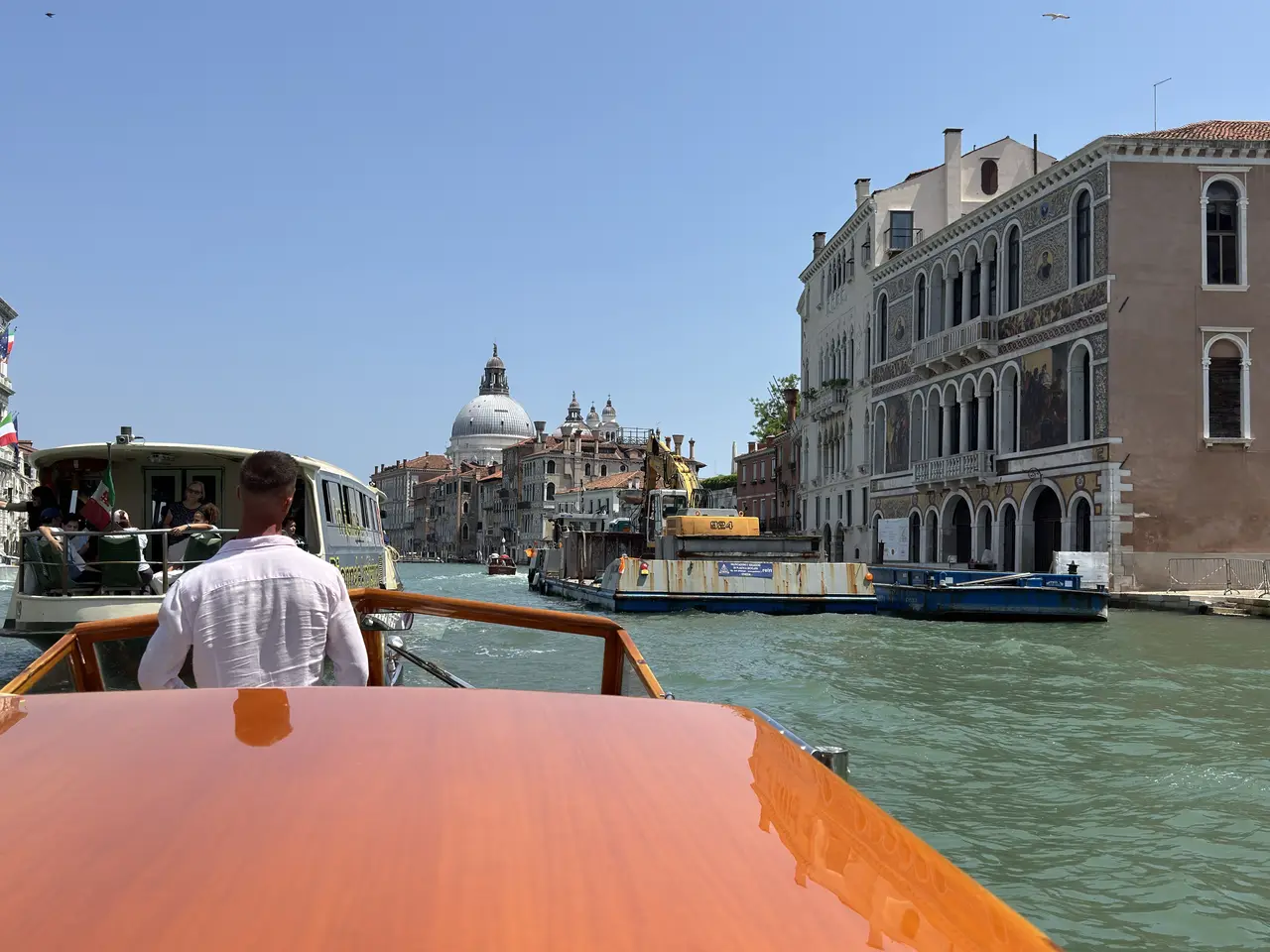 A wide view recorded near Grand Canal arrival on June 26, 2025.