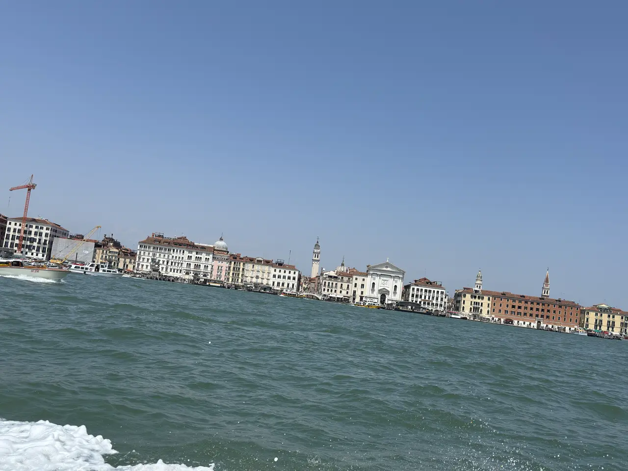 A wide view recorded near Grand Canal arrival on June 26, 2025.