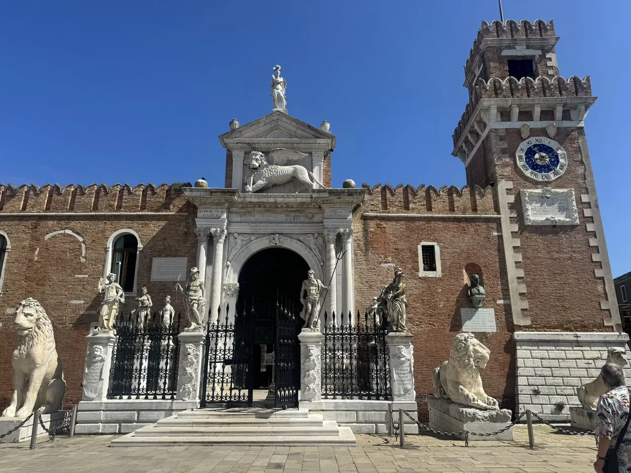 A wide view recorded near Venice Arsenal on June 27, 2025.