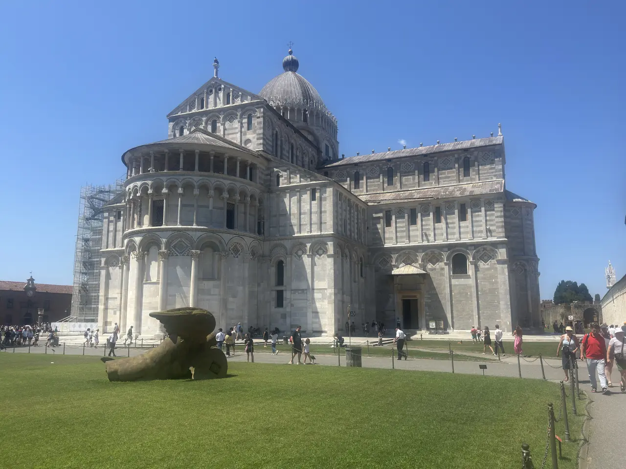 A wide view recorded near Piazza dei Miracoli on June 29, 2025.
