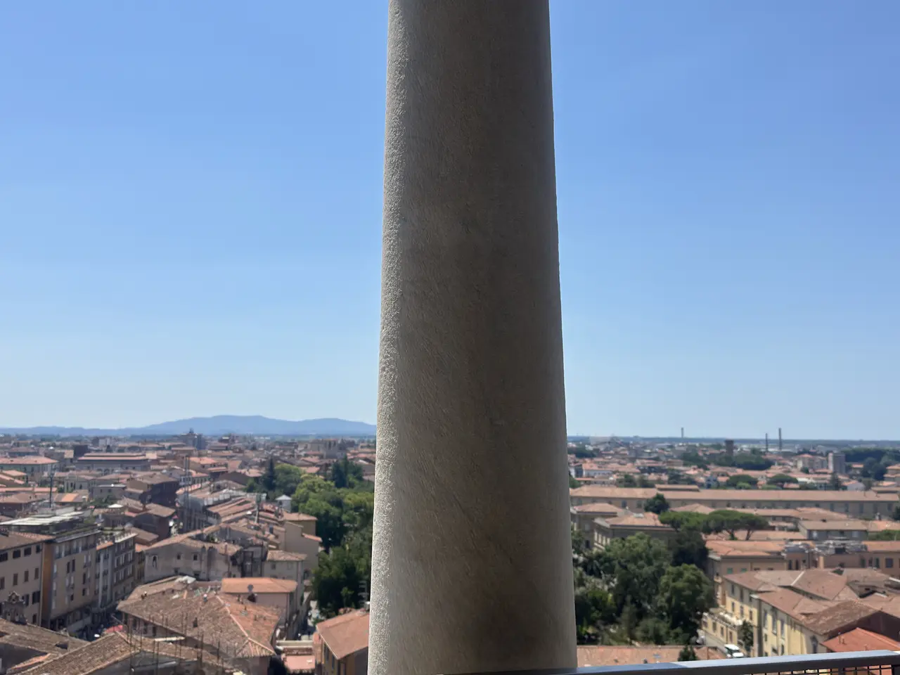 A wide view recorded near Piazza dei Miracoli on June 29, 2025.