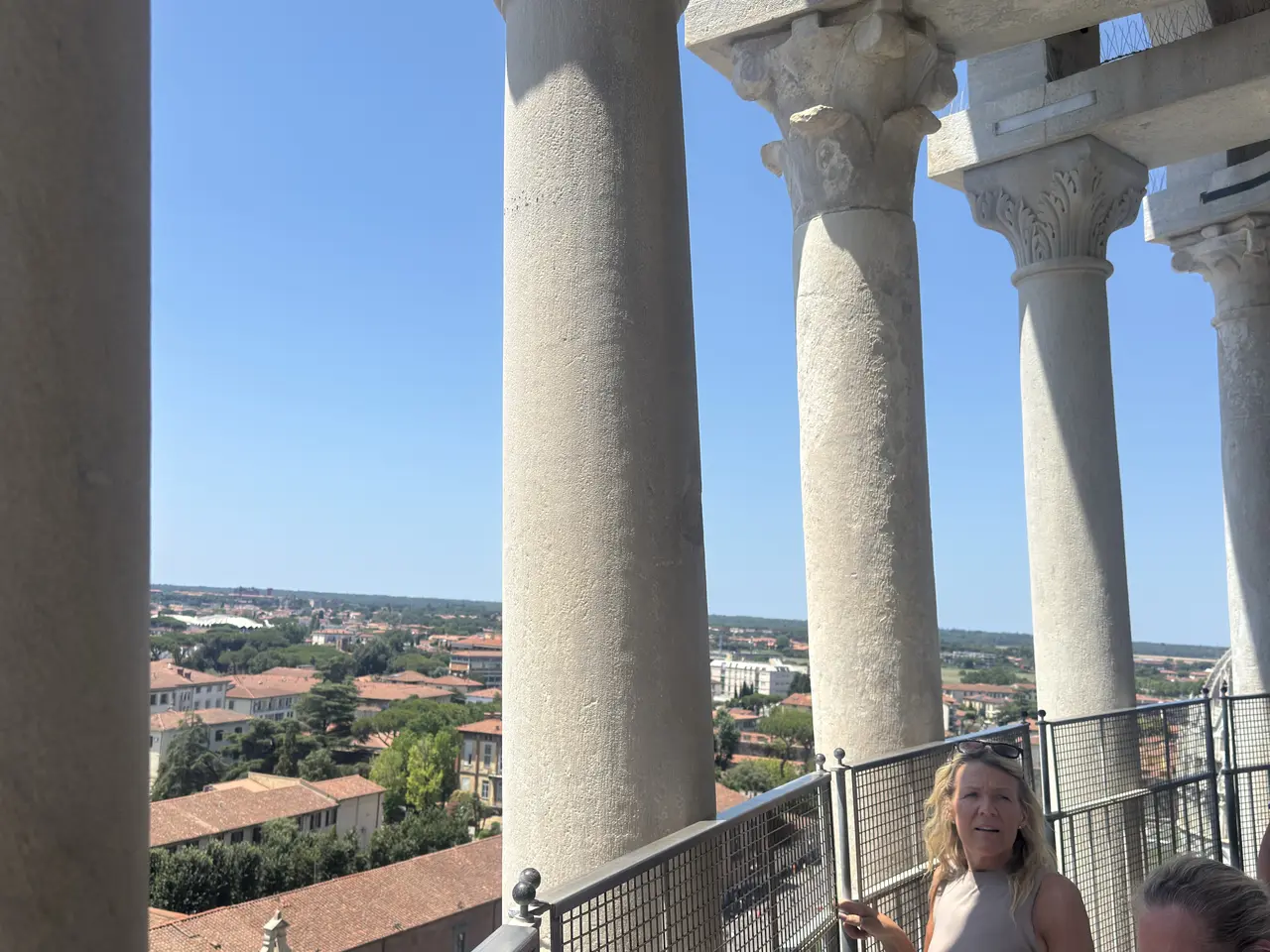 A wide view recorded near Piazza dei Miracoli on June 29, 2025.