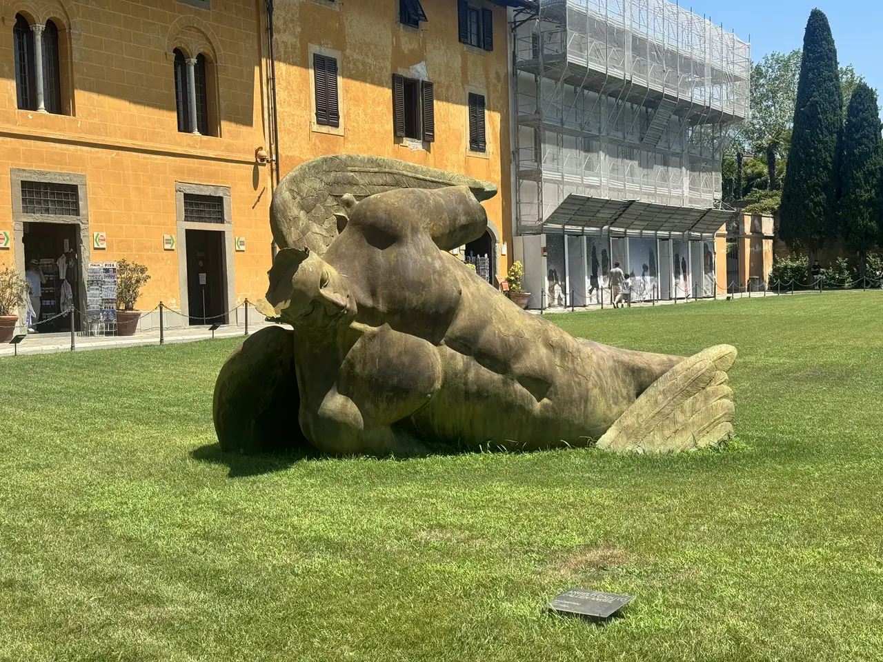 A wide view recorded near Piazza dei Miracoli on June 29, 2025.