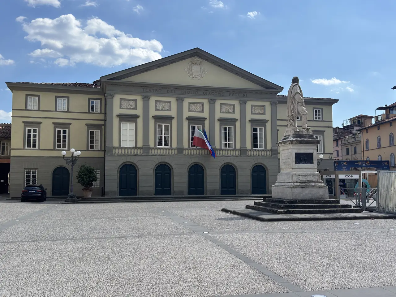 A wide view recorded near San Martino Cathedral on June 29, 2025.