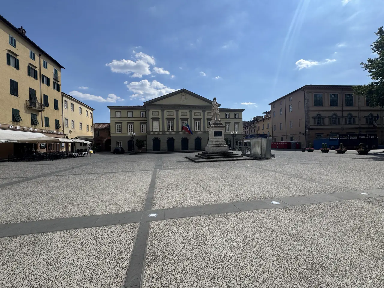 A wide view recorded near San Martino Cathedral on June 29, 2025.