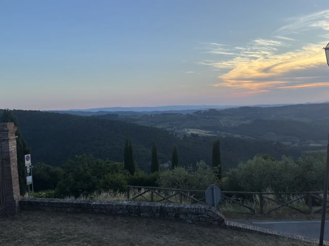 A wide view recorded near Lamole and the Chianti hills on June 30, 2025.