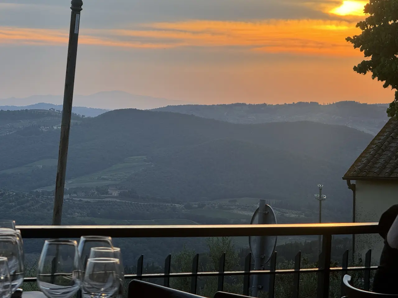 A wide view recorded near Lamole and the Chianti hills on June 30, 2025.
